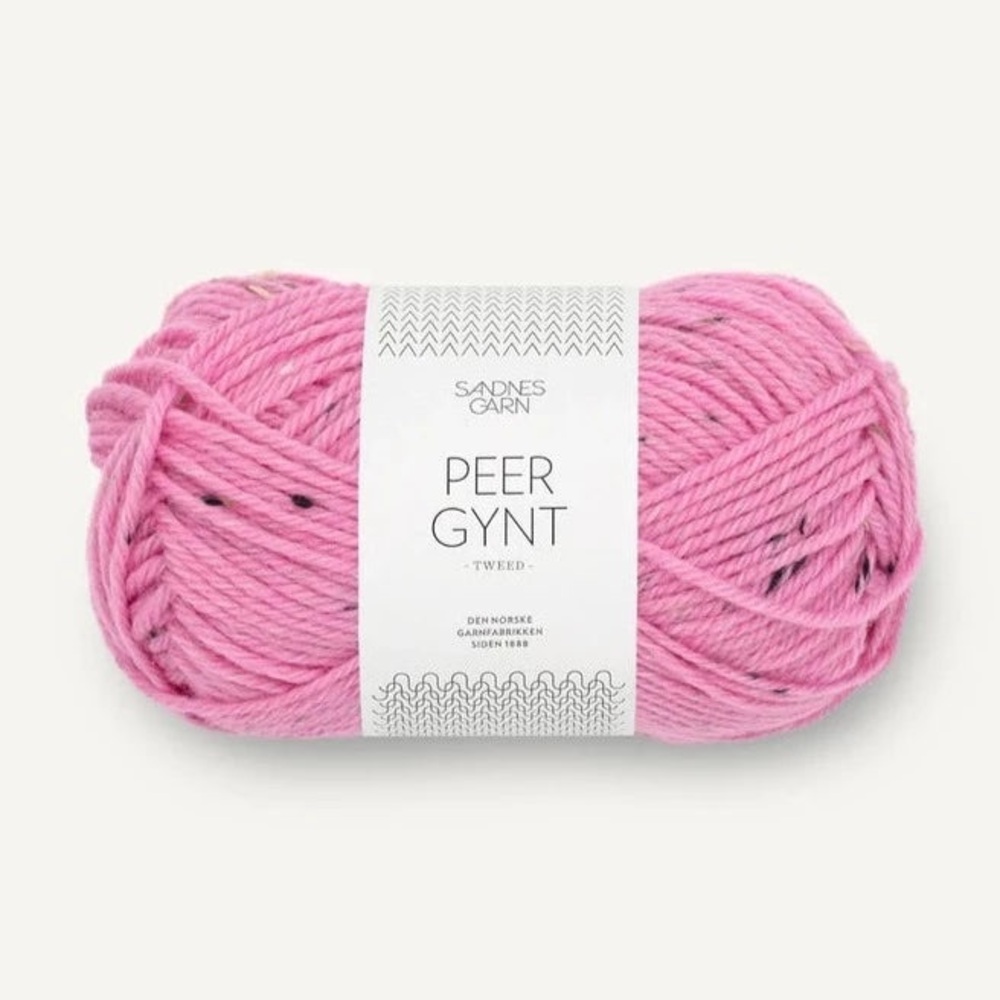 SandnesGarn Peer Gynt - 4615 Pink with Natural Tweed